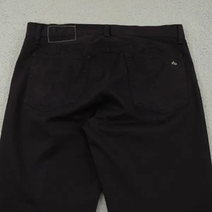 Rag & Bone Jeans Mens 34x30 Black Slim Straight RB 15X Workwear 5 Pocket Chinos - Picture 1 of 15