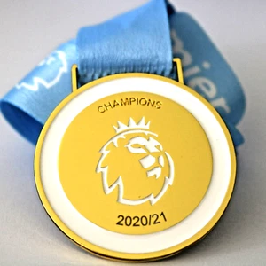 2020-2021 PL Winners Medal - Manchester City - Picture 1 of 2