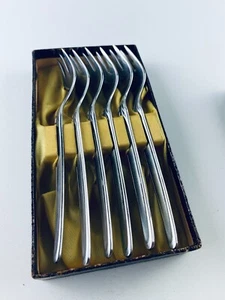 WFM 6x widelec do ciasta / Cromargan Germany / stal nierdzewna / 15,7 cm / dobry stan ^ - Zdjęcie 1 z 5