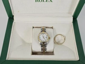 ROLEX Lady's Wristwatch 69173 STAINLESS - 18K OYSTER PERPETUAL (ML1078926) - Picture 1 of 12