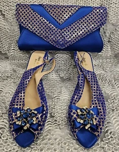 Original Italian Leather Women Matching Shoe and Bag Matching (Size 42) - Picture 1 of 5