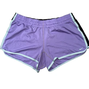 Women’s Active Nike Shorts Size M Medium Gym Running Fitness Purple - Picture 1 of 6