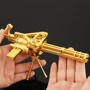 Legierung Modell M134 Gatling Gun Modell PUBG Gun Modell Rotating Gatling Gun Spielzeug - Bild 1 von 17