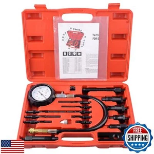 DAYUAN 17 pc Diesel Engine Compression Tester Kit Tool Set Automotive Compres - Picture 1 of 5