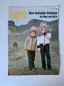 Vintage 1960's Reynolds Icelandic Fashion Knitting Finland Scandinavia Patterns - Picture 1 of 5