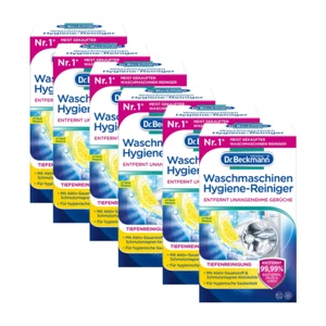 6 x Dr. Beckmann Waschmaschinen Hygiene Reiniger je 250g entfernt Gerüche - Bild 1 von 2
