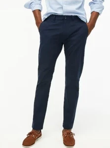 J.Crew Men's 31/32 Slim 484 Chino Pants Navy Blue NWT - Picture 1 of 14