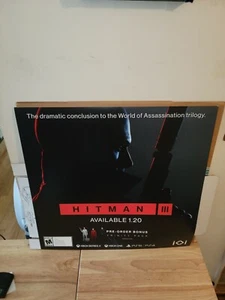 "Póster promocional Hitman 3 pantalla de videojuego pantalla publicitaria 24"" × 24" - Imagen 1 de 6