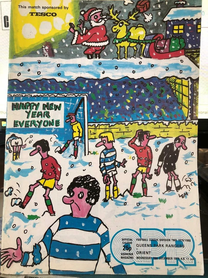 Queens Park Rangers v Leyton Orient 26/12/79 programme - Image 1 of 1