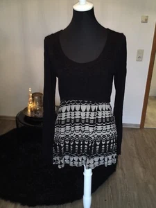 Damenbluse Schwarz/Weiß Gesha Gr. L - Bild 1 von 3