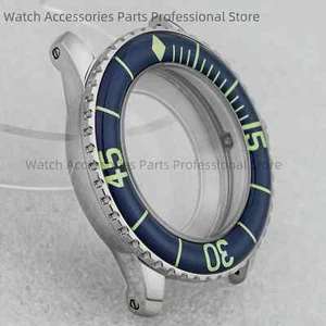 Cassa Orologio 45mm 5ATM Impermeabile Cassa Acciaio Inox per Cassa Fifty Fathoms - Foto 1 di 23