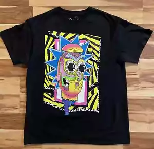 Rick & Morty Erwachsene Schwimmwelle Kreuzung große Grafik 80er Jahre Stil Cartoon Netzwerk - Bild 1 von 4
