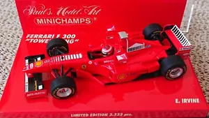 Minichamps 1:43 Ferrari F300 "Tower Wing" Eddie Irvine No.4 Ltd Edition of 3333 - Bild 1 von 3