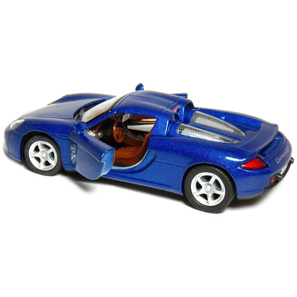 Porsche Carrera GT Kinsmart Diecast 1 36 Sccale Blue KT5081D