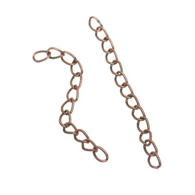 12 Cadenas Extensoras Tono Cobre 2 Pulgadas/5cm- Excelente Acabado Tacto N038 Foto 1 de 3