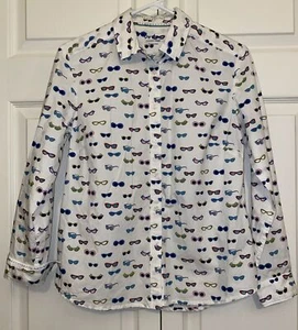 Boden Shirt Women’s 4P The Classic Button Up Multi Sunglasses Shades Beach Pool - Bild 1 von 11