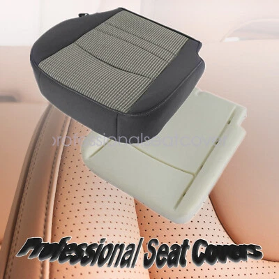 Cubierta de asiento inferior del conductor y cojín de espuma para Dodge Ram 1500 2500 ST SLT 2009 2010 Foto 1 de 4