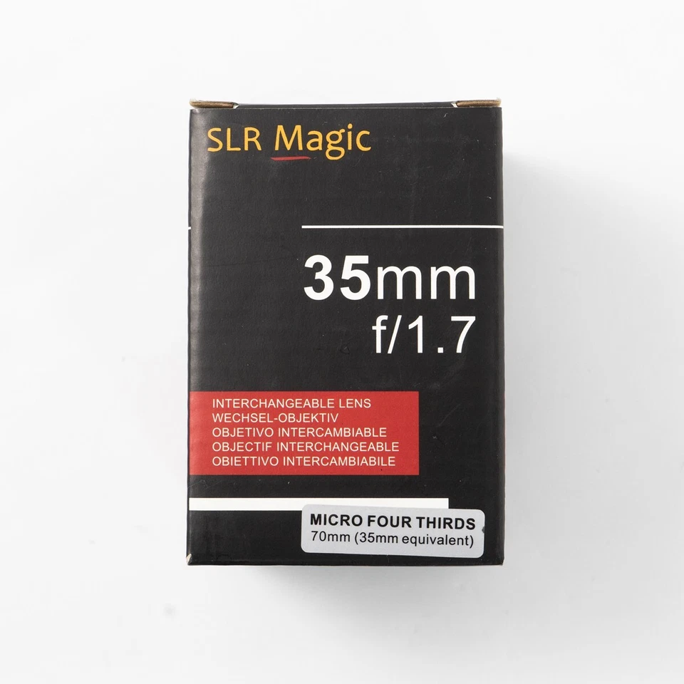 [UNUSED] SLR Magic 35mm f 1.7 lens for Micro 4/3 - Image 1 of 4