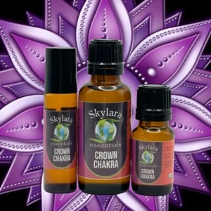 Crown Chakra Essential Oil Blend for Elevated Energy and Inner Harmony - FREE S - Picture 1 of 6