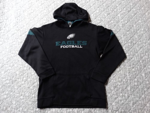 VETEMENTS Felpa con cappuccio Reebok NFL Team Apparel Philadelphia Eagles Youth Large nera