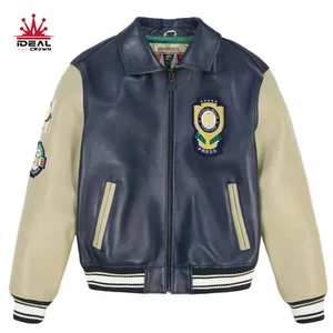 Avirex World Series Jacke - Premium Echtleder, Lammfellleder - Bild 1 von 4