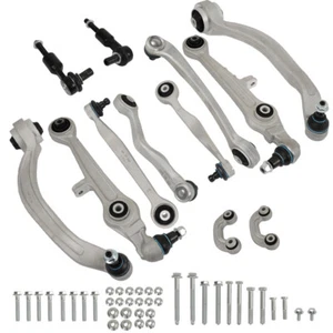 LABLT 12× Front Upper Lower Control Arms Kit For 2000-2008 Audi A4 Quattro B6 B7 - Picture 1 of 12