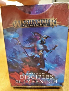 Tarjetas Game Workshop Age of Sigmar Warscrolls Disciples of Tzeentch - 60050201004 - Imagen 1 de 6