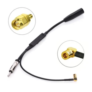 DAB FM AM Car Aerial Antenna Adapter Splitter for DAB+ Digital Radio Receiver - Foto 1 di 6