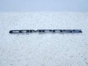 2017 - 2025 JEEP COMPASS OEM L / R FRONT DOOR EMBLEM / BADGE 68547001AA #B-2 - Bild 1 von 2