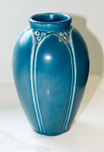 ROOKWOOD SIGNED ART POTTERY #2088 XXII BLUE VASE ANTIQUE ARTS & CRAFTS - Picture 1 of 9
