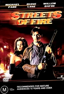 Streets Of Fire : Diane Lane + Willem Dafoe : NEW DVD : Region 4 *Very Rare OOP* - Picture 1 of 2