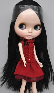 Takara 12" Neo Blythe Black Hair Nude Doll from Factory TBO142 - Picture 1 of 4