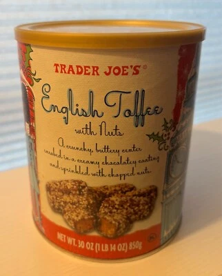 Trader Joe's English Toffee with Nuts 30 oz  - Brand New - Good until 4/7/26 - Image 1 of 2