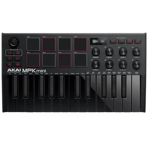 Akai MPK Mini MK3 25-Key Compact USB Keyboard & Pad Controller w Software Black - Picture 1 of 12