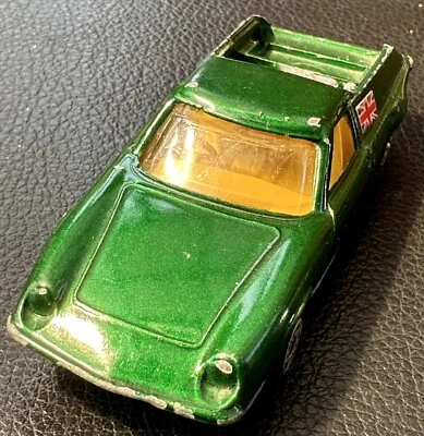 Vintage 1971 CORGI JUNIORS Whizzwheels Lotus Europa Great Britain Green Die Cast - Image 1 of 4