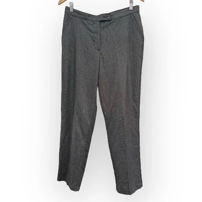 Investments Petites Women’s 10P Dress Pants Black Polka Dots Business Career - Image 1 of 4