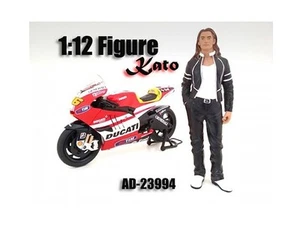 Biker Kato Figur / Figur für Motorräder im Maßstab 1:12 von American Diorama - Bild 1 von 1