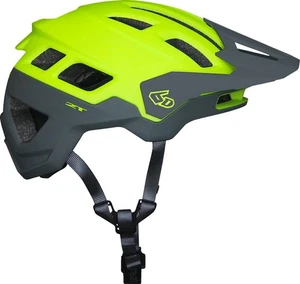 6D ATB-2T Ascent Bicycle Helmet XS/S Fluorescent Yellow Gray Matte DHe. 23-0044 - Picture 1 of 3