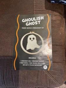 DIY Ghoulish Ghost Punch Nadel Stickerei Kit Neu - Bild 1 von 9
