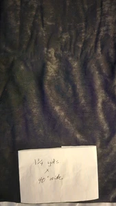 40 in wide x 1 3/4 yds black velour = full piece - Free Shipping - Picture 1 of 2