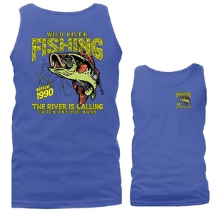 The river is Calling Outdoor Sports Fishing Tank Top - Bild 1 von 11