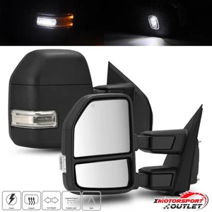 Fit 2021-2023 Ford F150 Power Heated Towing Mirrors Pair Turn Signal BSM - Picture 1 of 7