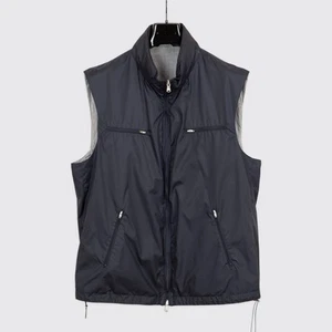 Brunello Cucinelli Windbreaker Vest Size EU56 Dark Navy Blue - Picture 1 of 6