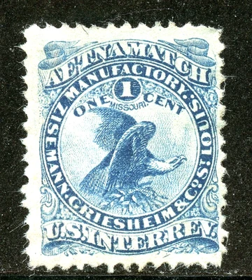 RO 186b, Zisemann, Griesheim & Co. match revenue stamp. - Image 1 of 2