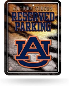 Auburn University Tigers Premium Metal Wall Parking Sign, 8.5x11 Inch,... - Picture 1 of 1