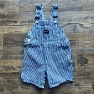 Pantalones cortos Oshkosh B’Gosh vintage bebé niño rayas azules y blancas talla 3t - Imagen 1 de 6