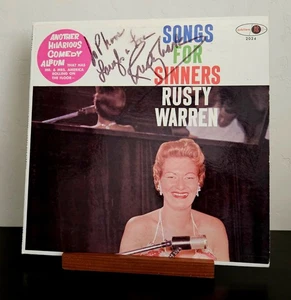 Rusty Warren – Songs For Sinners (Jubilee LP) 1960 Signed on Cover by Rusty - Bild 1 von 1