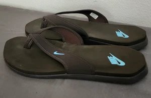 Nike Celso Plus Flip Flop Just Do It Baroque Brown Casual Sporty Size 11 - Picture 1 of 6