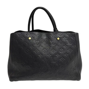 Bolso de Mano Louis Vuitton Monograma Empreinte Montaigne MM M41048 Negro - Imagen 1 de 14