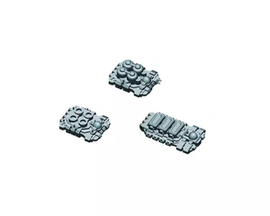 Steinkin Navi Drone Industriali (3x) | Space Dwarves | Battlefleet Colossus - Foto 1 di 2